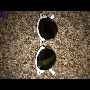 White ray bans